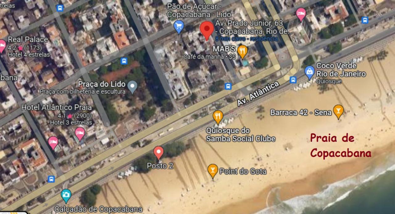 Apartamento Em Copacabana Na Quadra Da Praia Διαμέρισμα Ρίο ντε Τζανέιρο Εξωτερικό φωτογραφία